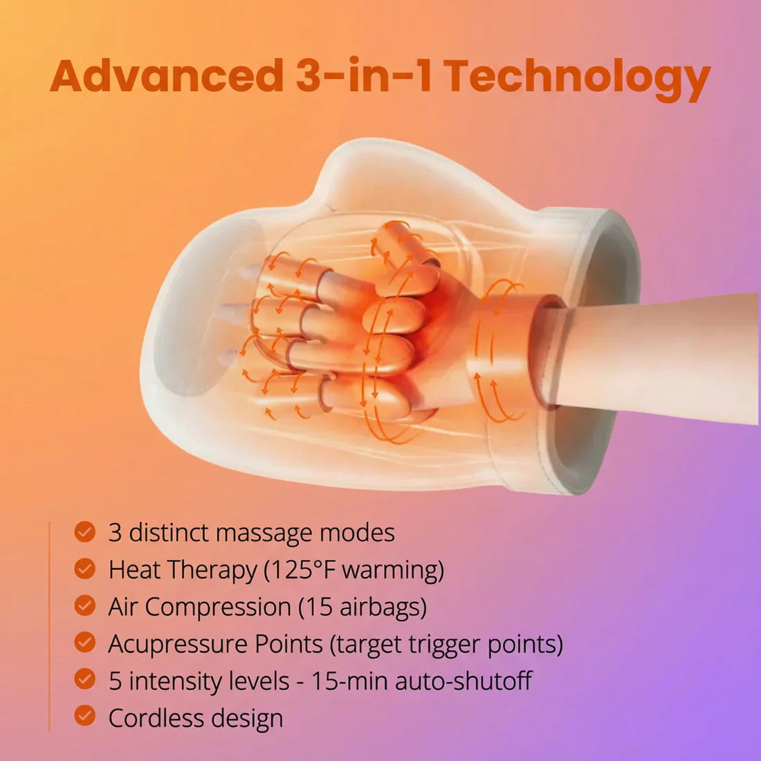 The original Revivo™ 3-1 hand massager
